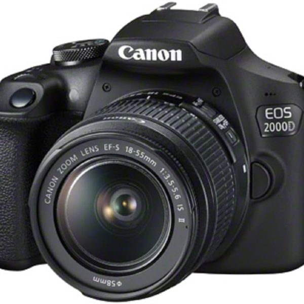 Canon EOS 2000d | Appareil Photo Réflex + (APS-C, 24.1 MP, WiFi, Full HD) + 2ème Batterie