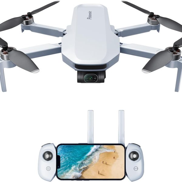 Potensic ATOM 4K GPS Drone avec Gimbal à 3 Axes, Transm. Vidéo 6KM C0