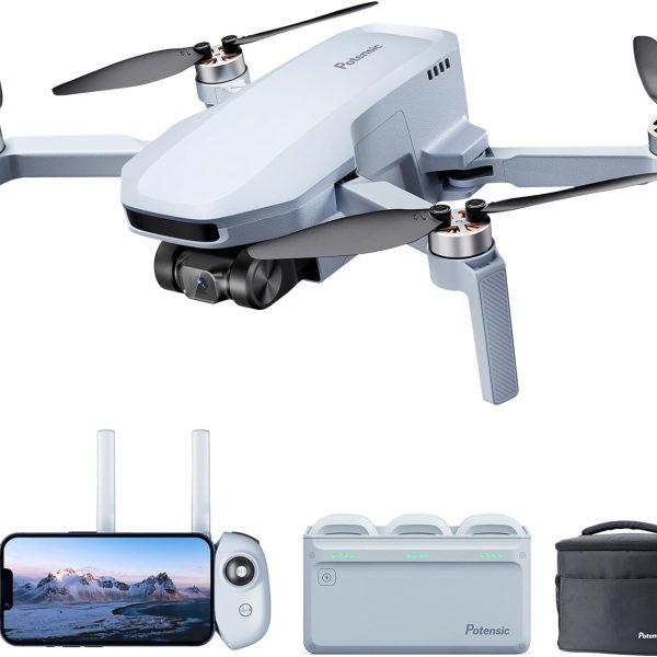 Potensic ATOM SE GPS Drone Caméra 4K,  ShakeVanish EIS Technologie pour Adultes et Débutants, C0