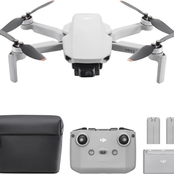 DJI Mini 2 SE Fly More Combo, Intelligent Modes, 10km Video Transmission, 31-min Flight Time, Extra Batteries