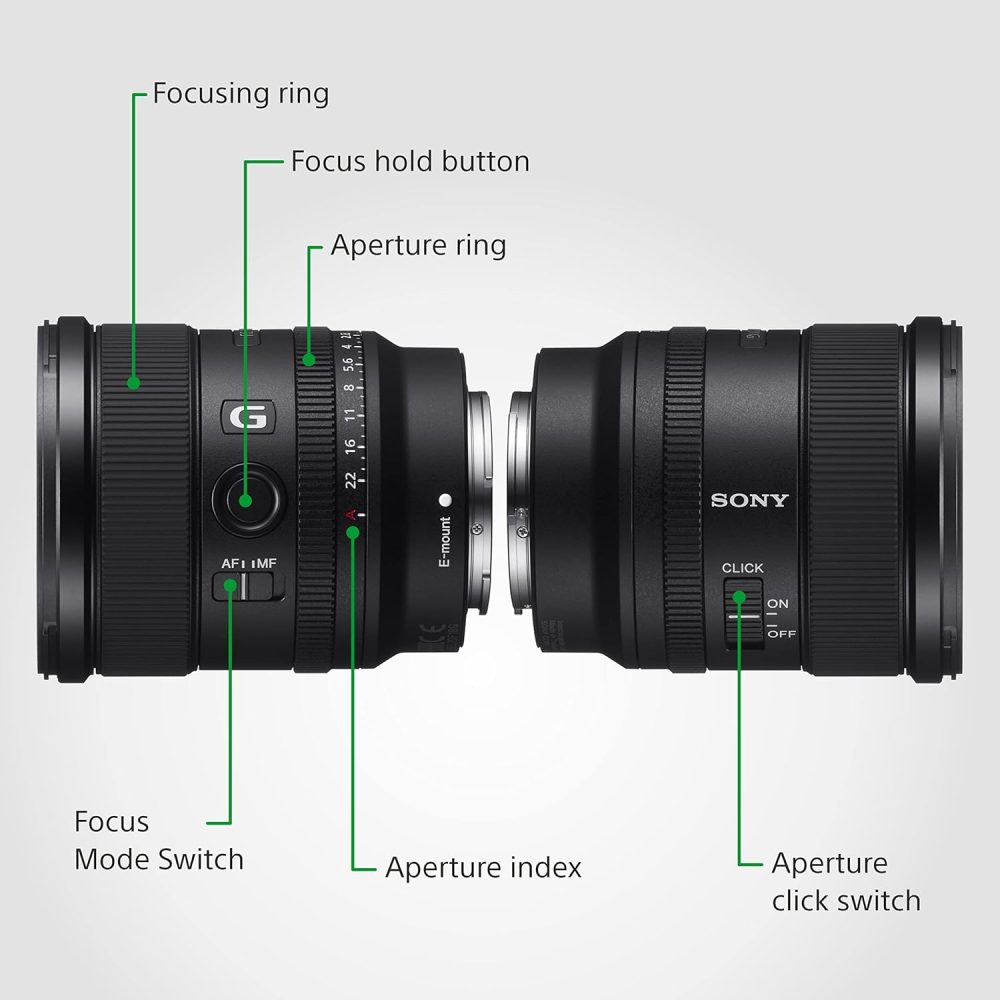 Sony SEL20F18G - Objectif FE 20mm F1.8 G Plein Format - Objectif Grand Angle de Haute qualité à Large Ouverture pour Photos et Vidéos – Image 3