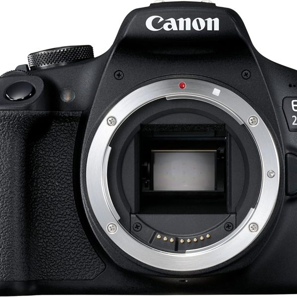 Canon EOS 2000d | Appareil Photo Réflex + (APS-C, 24.1 MP, WiFi, Full HD) + Objectif EF-S 18-55mm f/3,5-5,6 DC III, Noir